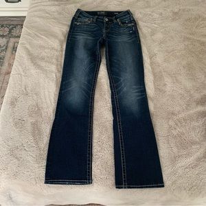 Silver Suki boot cut jeans 27 EUC